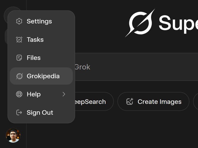 NEWS: The GROKIPEDIA button is being added to the GROK web app! 

Brilliant move by xAI, adding the Grokipedia button directly inside the Grok app instead of creating another app for it. Things are about to get real.🔥