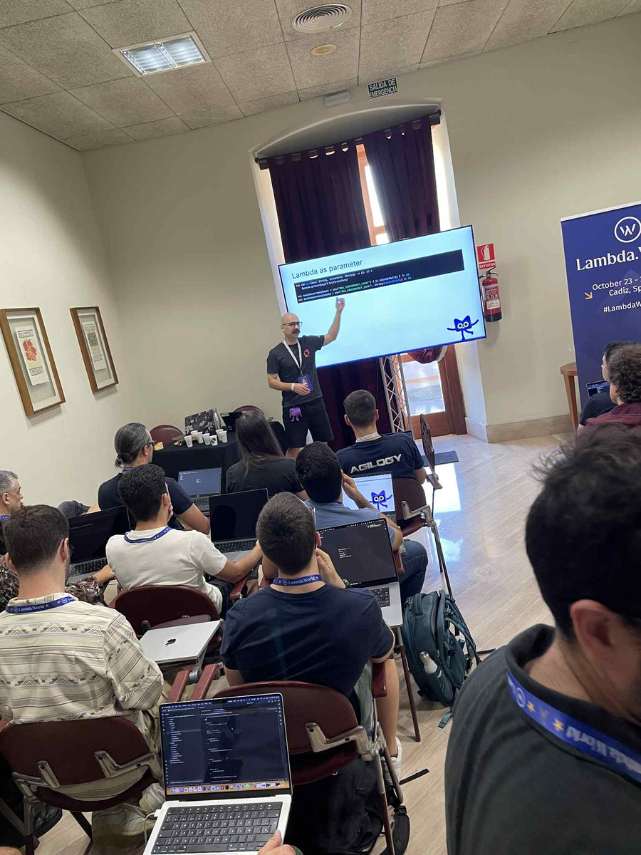 Lambda_World's tweet image. Workshops are kicking off this morning
Crafting Elegant DSLs in Kotlin
hosted by @jetbrains @trupill & @vergauwen_simon
#Lambdaworld #conference #workshops #jetbrains