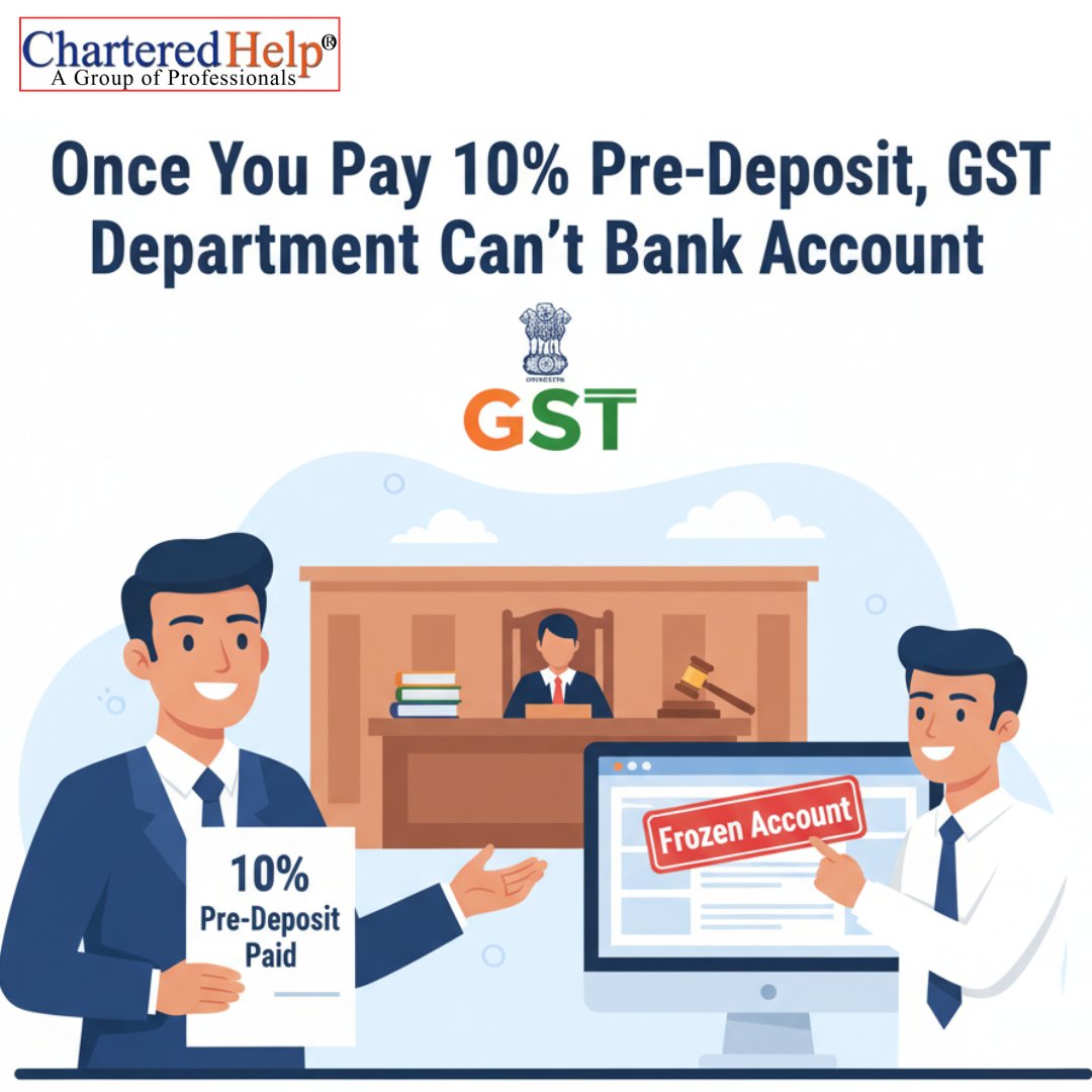 Chartered_help's tweet image. Once You Pay 10% Pre-Deposit, GST Department Can’t Freeze Your Bank Account

Read more: taxscan.in/top-stories/gs…
#gst #gstupdates #charteredhelp