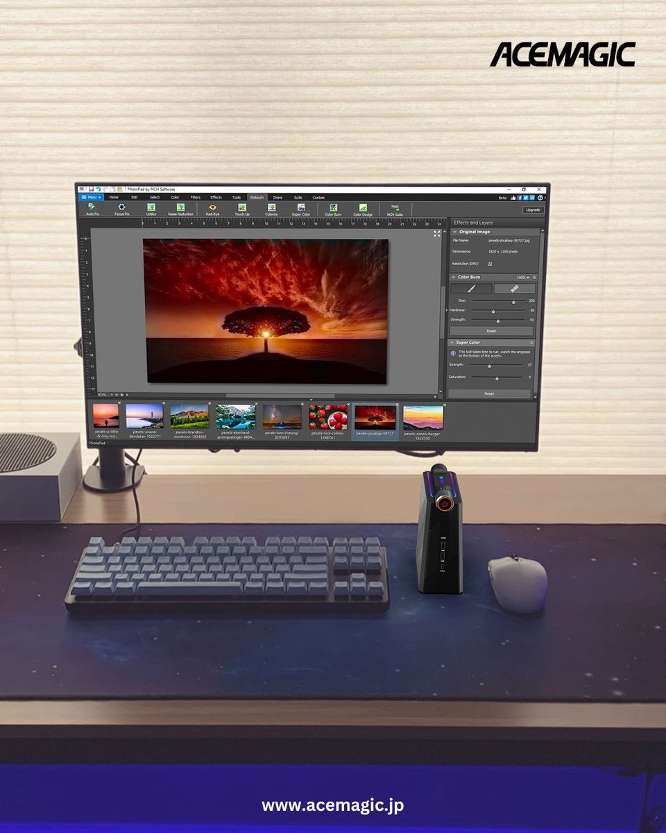 AcemagicPC_JP's tweet image. 🎨✨ 大胆な創作。ACEMAGIC Mini PC があなたの創造力を瞬時に解き放ちます！🪄

🏷️ コード 10ACEFAN3 を入力するとさらに割引🛒💨 (他のコードと併用するとさらにお得！) 😍
acemagic.jp

#ACEMAGICPC #コンピューター #ACEMAGICミニPC #クリエイティブパワー #高速編集 #ミニPC