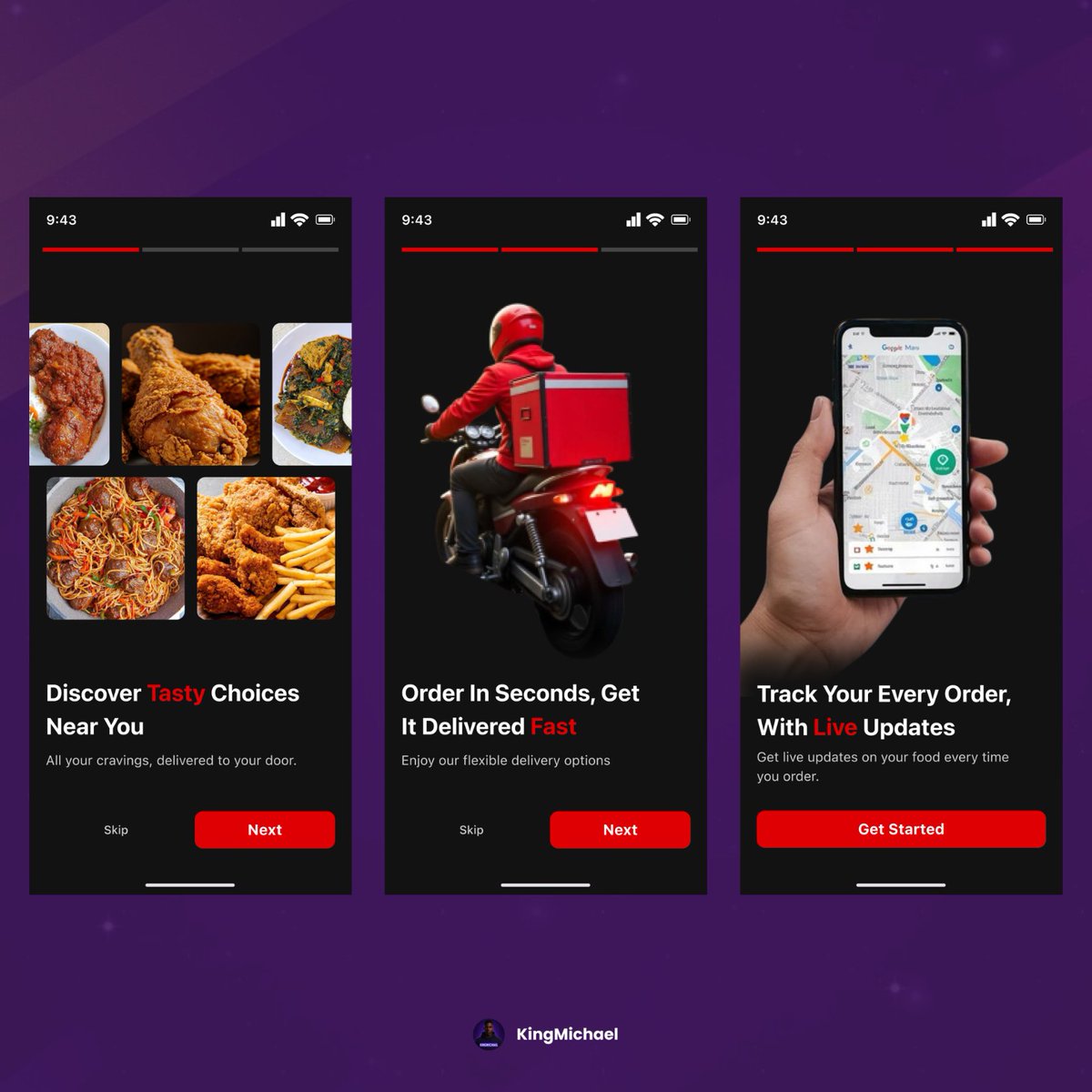 itzkingmichael's tweet image. From Sketch to this
What do you think of these onboarding screens?