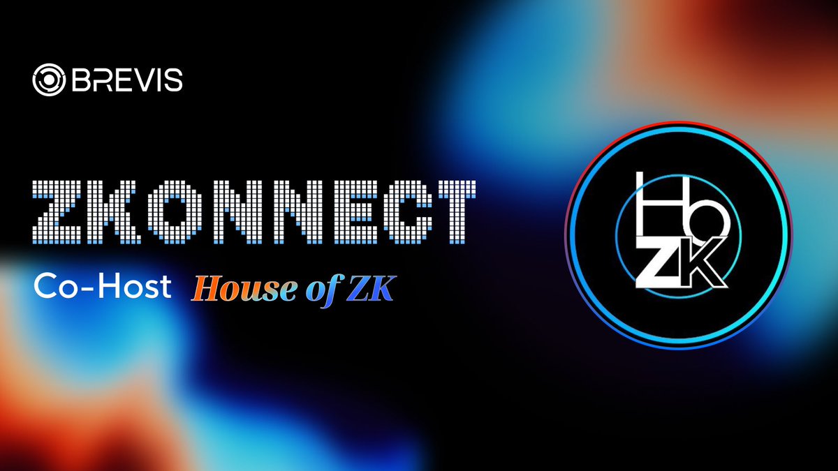 brevis_zk's tweet image. Thrilled to have @HouseofZK join our ZKONNECT as co-host for one of @EFDevcon’s most anticipated #ZK gatherings.
We’re unpacking how various applications of ZK tech are powering live apps in production today.
🎟️ Save your spot: luma.com/jix04ltq