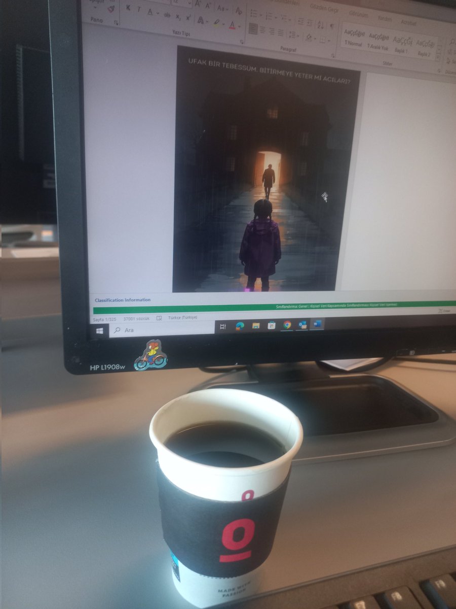 37Spy's tweet image. Bir filtre kahve eşliğinde kitap düzenleme modumuzu açtığımıza göre artık bitirelim şu kitabı.
