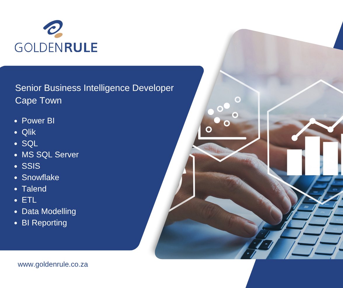 GoldenRulecoza's tweet image. We’re hiring: Senior Business Intelligence Developer 🔗 shorturl.at/3U0PR
Join an asset management team that turns data into strategy.
#GoldenRule #Hiring #BIDeveloper #PowerBI #SQL #DataJobs #WeAreHiring