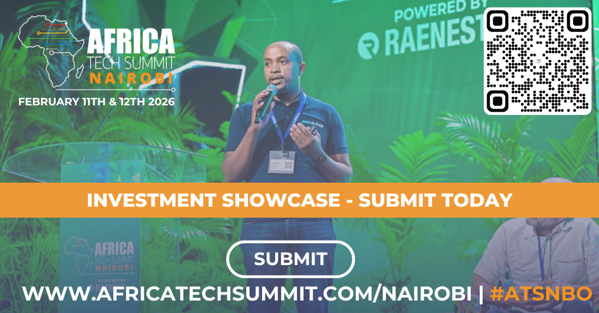 🚀 The Africa Tech Summit Investment Showcase is back!

Showcase your venture, meet investors, and connect with 2000+ industry leaders on Feb 11 &amp; 12, 2026.

💡 ClimateTech | Agritech | EV &amp; more
🗓️ Deadline: December 19
👉  bit.ly/4owDNbr