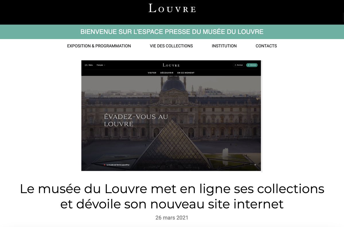Il était affiché depuis mars 2021.