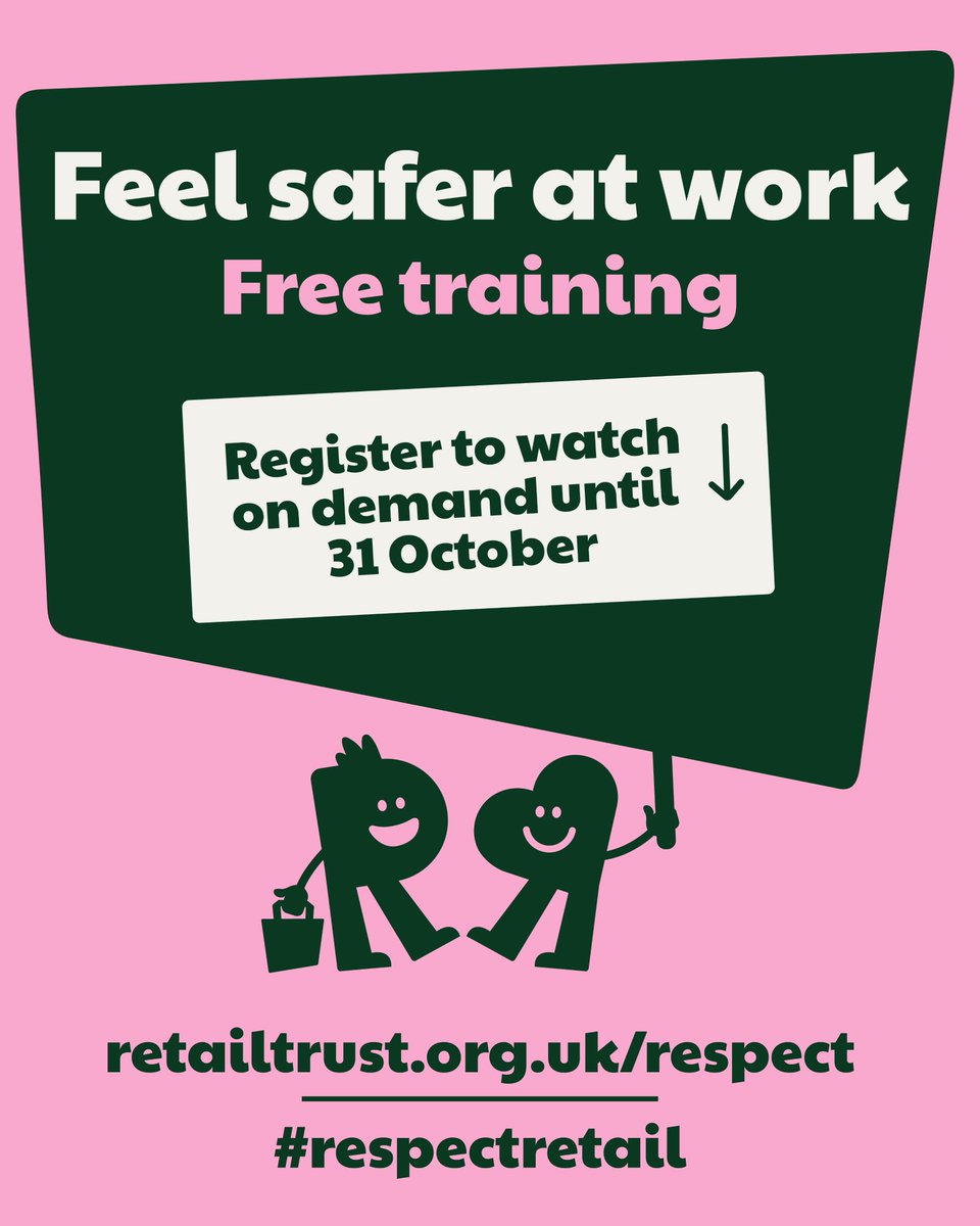 retail_trust's tweet image. Have you got 15 mins? Join us at 10am for our final training session on how to reset after a challenging moment.
Plus, access short wellbeing sessions with lots of practical and useful tools and tips.
Everything’s on demand until 31 Oct, so catch up when it suits you!
👉 Sign…