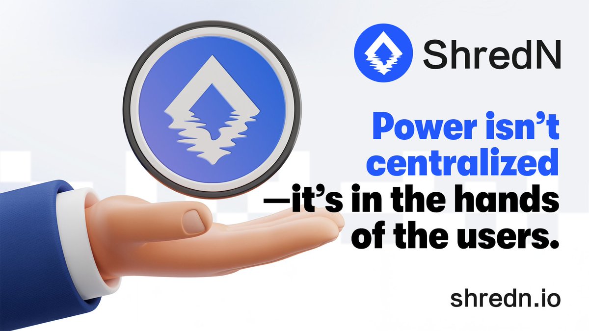 ShredNProtocol's tweet image. ⭐️ With $SHRED tokens, the community governs 📊, enjoys fee reductions 💸, and earns liquidity rewards.

🎁 Power isn’t centralized—it’s in the hands of the users.

☀️ That’s the #ShredN way!
