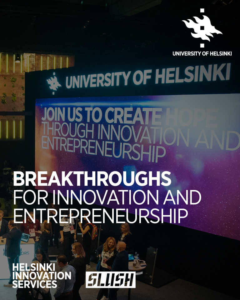 Meet us at <a href="/SlushHQ/">Slush</a> 2025! 🌠

We are excited to be at Slush again, where we will showcase a selection of the groundbreaking innovations from the University of Helsinki!
Join us, and let’s connect and create future breakthrough ventures together!🔥