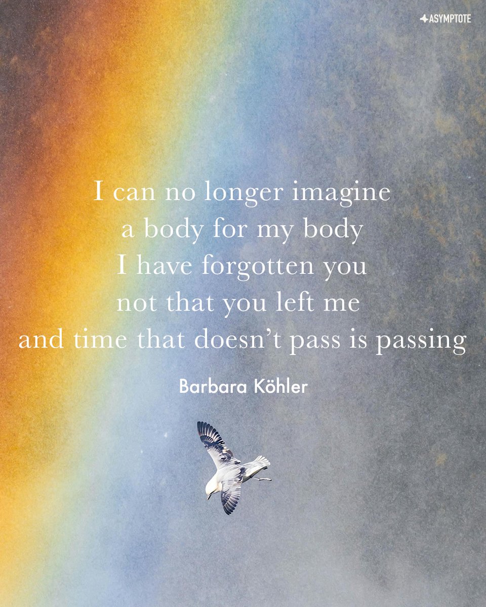 Arguably Barbara Köhler's most important work, No One's Woman is a radical reweaving of the Odyssey—a feminist palimpsest where language itself is the battlefield.

Wait no more for a sample of its forthcoming translation by <a href="/Chris_Nelson6/">Christopher Nelson</a> &amp; Monika Cassel: tinyurl.com/4kxb5868