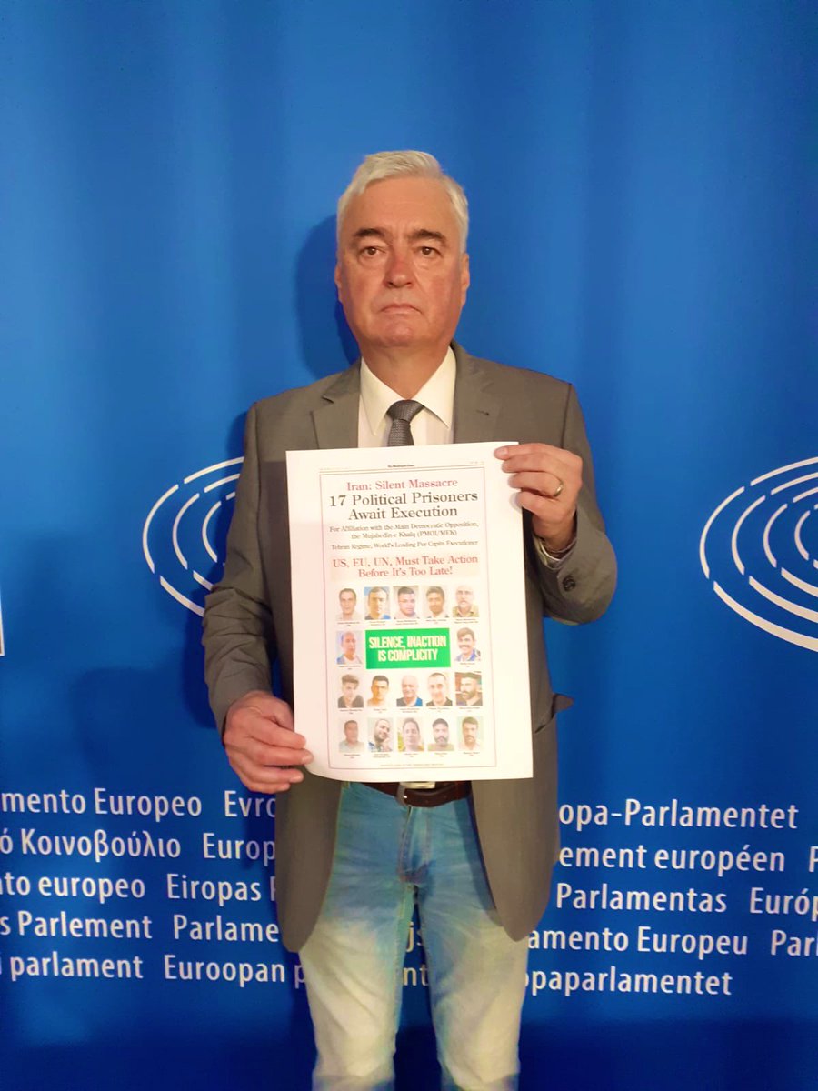 Friends of a Free Iran - EP (@fofi_ep) on Twitter photo It’s great to see Mr. .<a href="/MilanZver/">Milan Zver</a> calling to halt the death penalty of 17 political prisoners
#StopExecutionsInIran It’s great to see Mr. .<a href="/MilanZver/">Milan Zver</a> calling to halt the death penalty of 17 political prisoners
#StopExecutionsInIran