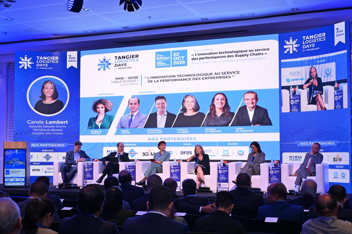 MarsaMarocGroup's tweet photo. Marsa Maroc a participé à la 7ᵉ édition des Tangier Logistics Days à Casablanca.
Un rendez-vous qui a réuni les acteurs de la logistique autour des enjeux d’innovation et de performance des supply chains.
#MarsaMaroc
#TLD2025
#WeLiftYourGrowth https://t.co/QhVyMXpp1m