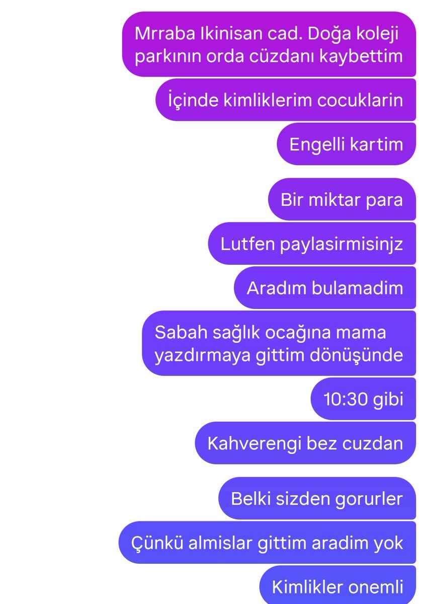 Dua edin bulunsun cidden sinirim bozuldu bütün van sayfalarına attim 😭😭😭