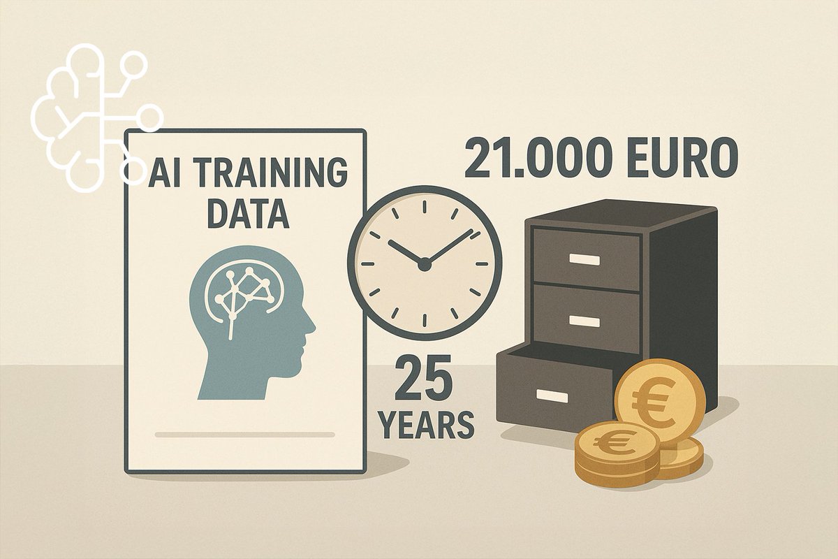 Italiens Datenschutzbehörde Garante verhängt 21.000 € Bußgeld wegen überlanger Speicherdauer von Gesundheitsdaten für ein KI-Trainingsprojekt.

Zum Beitrag: datenschutzticker.de/2025/10/ki-ges…

#DSGVO #AI #KI #GDPR