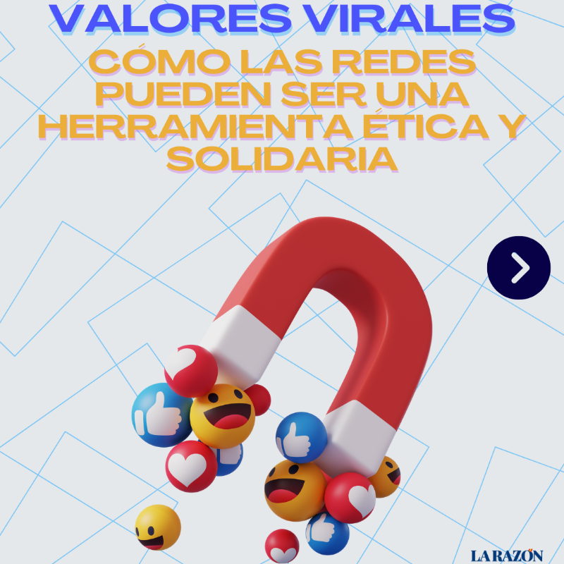 larazon_es's tweet photo. 📲Valores virales: cómo las redes pueden ser una herramienta ética y solidaria
Una lección que pone en jaque a los creadores que confunden fama con la verdad
👉Un nuevo episodio de la serie #Amibox de @FundATRESMEDIA