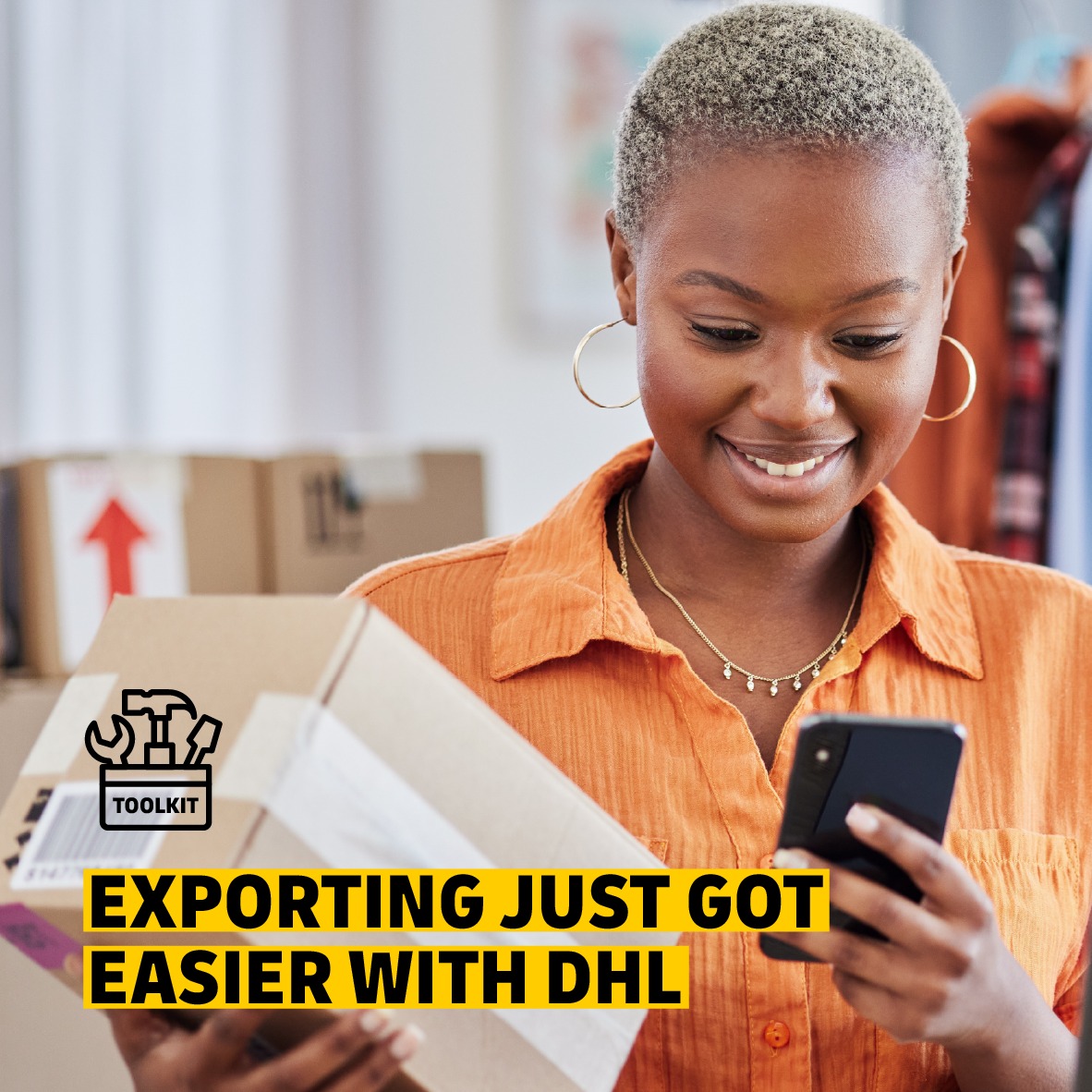 YayacentreKE's tweet image. With DHL’s MyDHL+ tools, you can create, manage, and track shipments—all in one place. Whether you're a one-person startup or managing a global logistics team, we've got the solution to streamline your exports.
bit.ly/4iDHoB2
#ToolsForCustomers #DHLDelivers #TipsTuesday