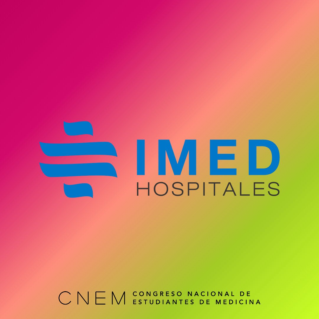 ¡Buenos días, CNEMers! Hoy os presentamos a uno de nuestros colaboradores, IMED Hospitales. Se dedica a ofrecer servicios sanitarios de alta calidad, apostando por la innovación y el cuidado integral de las personas. 
Agradecemos su apoyo y participación en el CNEM XLIII.
