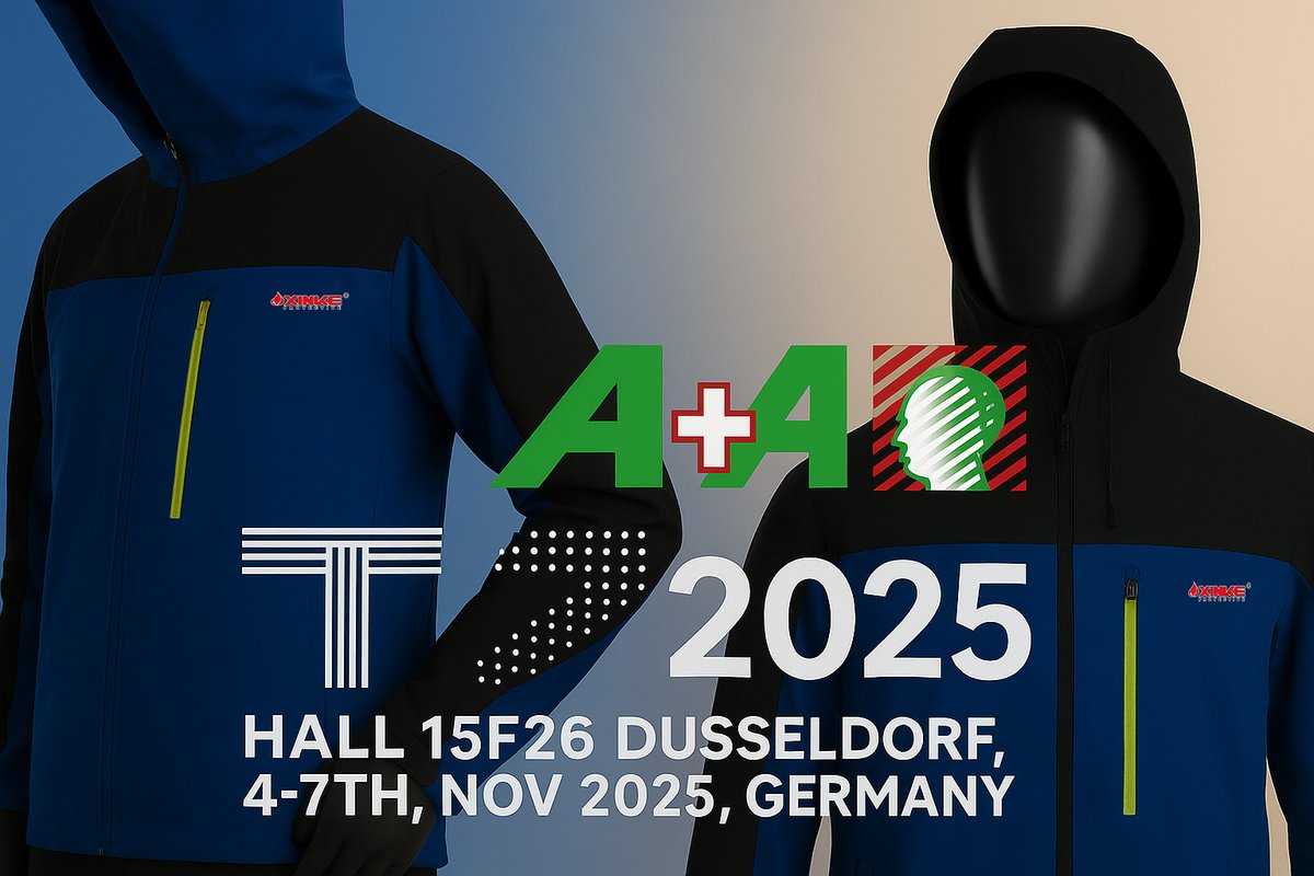 XinxiangXinke's tweet image. The countdown is on--and we're ready to welcome you at Hall 15F26!🚀

Xinke Protective is excited to participate in A+A 2025, taking place from November 4–7 at the Messe Düsseldorf Exhibition Center in Germany.

xinkeprotective.com
Email：info@xktex.com
#FR #OEM #Manufacturer