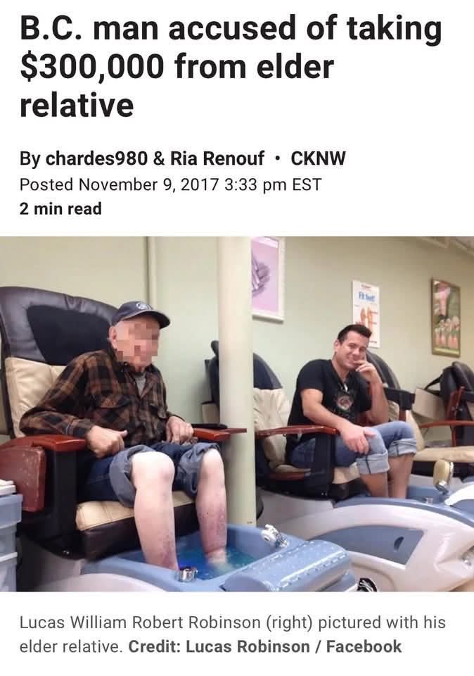 goatKennyPowers's tweet photo. Luca (Lucas) Robinson of Universal Ostrich farm was charged with taking well over 300,000$ from an elderly person in 2017. I have information from his sister, that he took over 500,000$ worth of insurance after his parents barn โburnt downโ. @KatiePasitney #Frauds #ScamArtists https://t.co/sy8yoxDHgH
