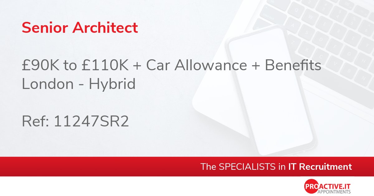 ProactiveIT_UK's tweet image. The successful applicant will join an innovative architecture team at the forefront of AI adoption, platform modernisation, and API-led transformation within the insurance industry.
proactive.it/job/senior-arc…
#REST #SOAP #GraphQL #Java #SQL