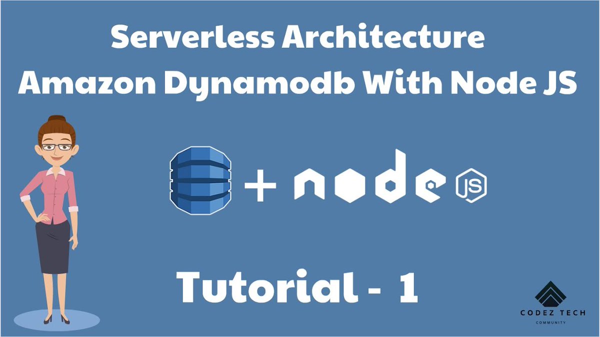 codez_tech's tweet image. Amazon Dynamodb Tutorial 1 for the beginners | Amazon Dynamodb with Node JS Complete Guide
youtube.com/watch?v=JDb6J9…
#developer #javascript #javascript30 #javadeveloper #100DaysOfCode #CodeNewbie #Java #Angular #codinglife #CodeNewbie