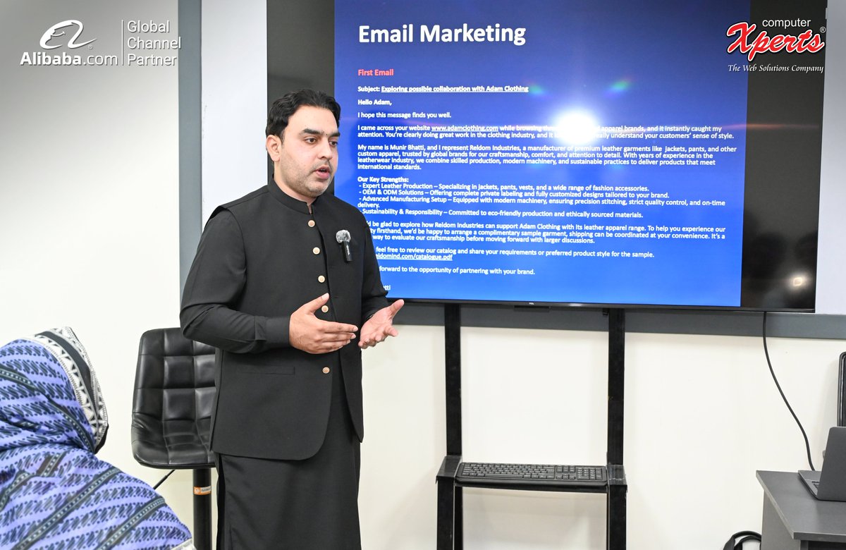 alibabaxperts's tweet image. Our Free Digital Kickoff – Website & Email Marketing session, led by Mr. Munir Bhatti (Director, Computer Xperts), successfully equipped participants with the tools to build stronger websites and use email marketing effectively. 💼🌐
#WebsiteDesign #EmailMarketing #Digital