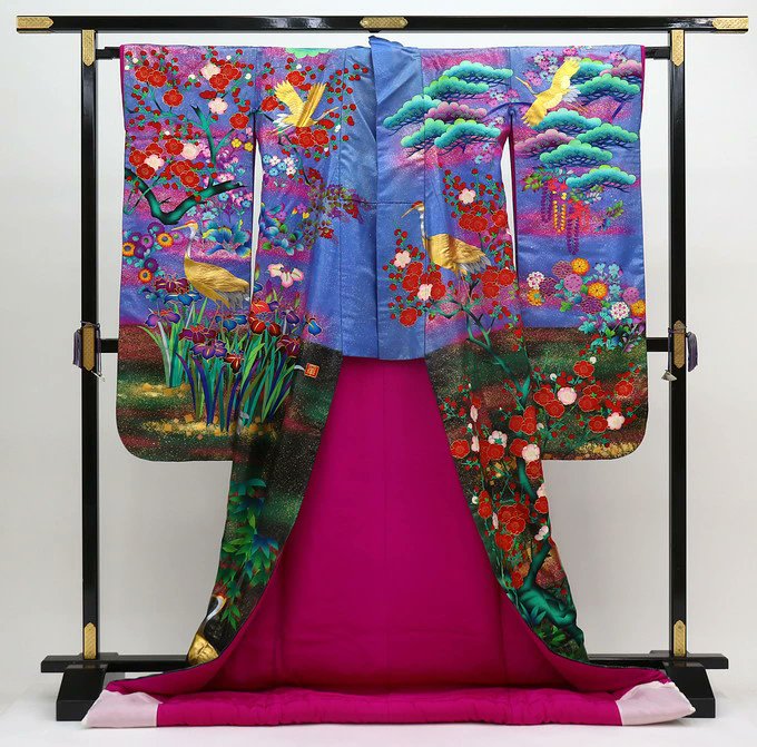 正絹　掛下 優彩 on X