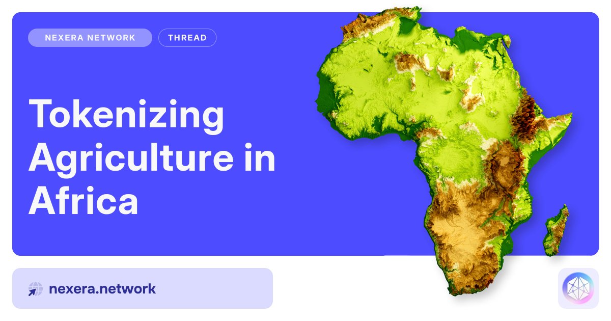 Nexera_Official's tweet photo. Emerging Markets #RWAs: Tokenizing Agriculture in Africa with Nexera!    

Africa's ag sector (60% of jobs, $1T potential) faces funding gaps, droughts, access, scale. 

Tokenization changes that: Turn farmland into RWAs for global investment, sustainable growth, and impact. Nexera powers it all. Let's dive in! 

$NXRA