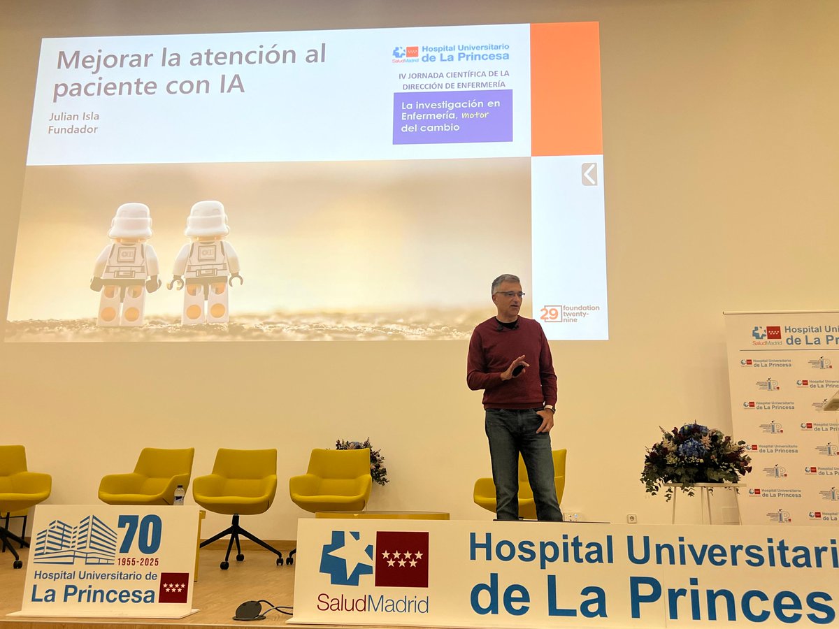 ✨Conferencia inaugural #IVJornadaHULPR2025
Hoy nos acompaña Don Julián Isla Gómez <a href="/julianig/">Julian Isla Gomez</a>, ingeniero de software y cofundador de Foundation twenty-nine.
Gracias por compartir tu historia con nosotros