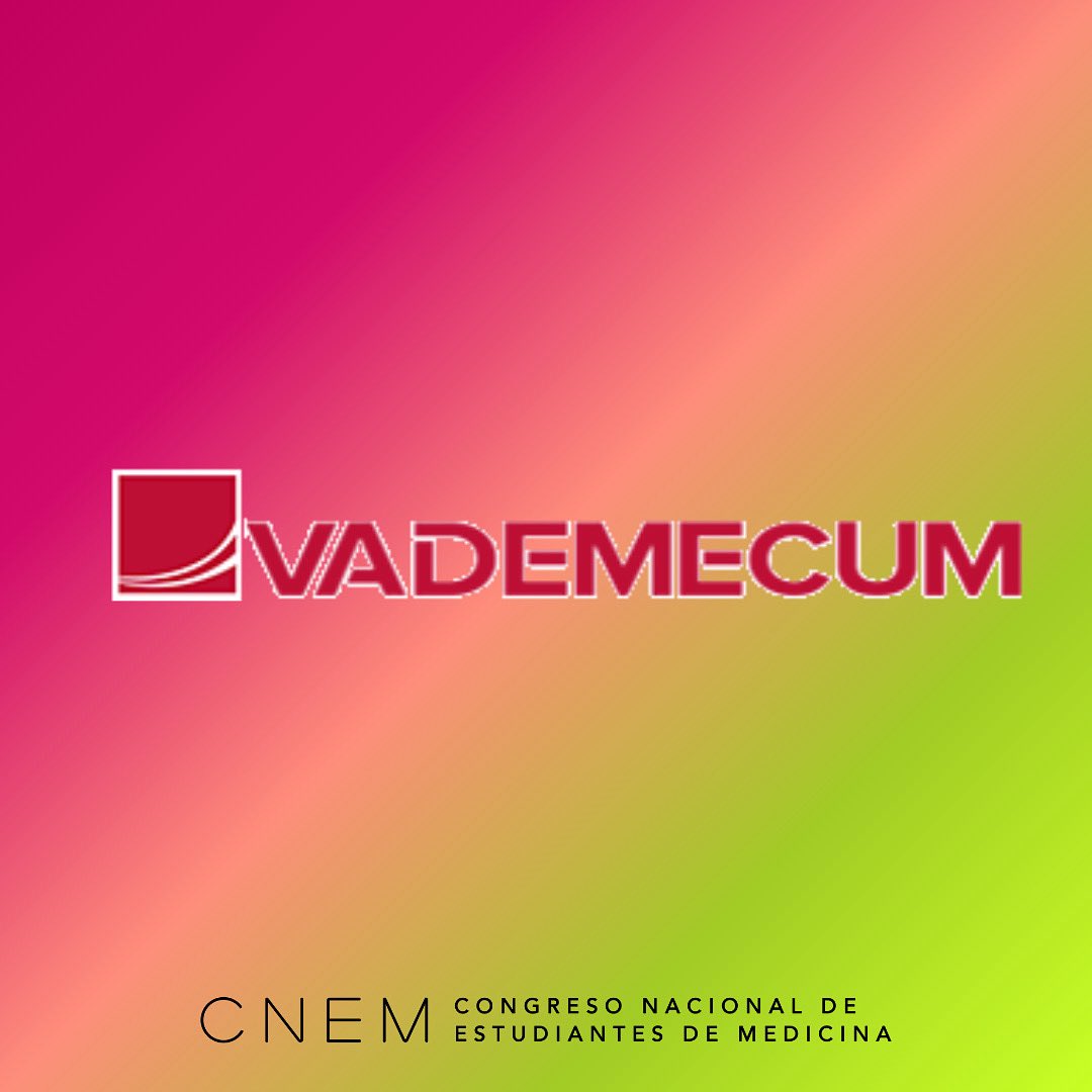 ¡Buenas tardes CNEMers! Hoy os presentamos a uno de nuestros colaboradores, Vidal Vademécum. Se dedica a ofrecer información farmacológica y clínica de referencia para profesionales sanitarios en España e Iberoamérica. Le agradecemos su participación en el CNEM XLIII. <a href="/vades/">Vademecum</a>