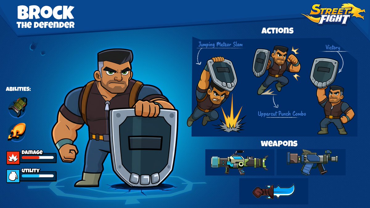 RenderedIdeas's tweet image. Introducing Brock the Defender🛡️: play.google.com/store/apps/det…

Join the fight, reclaim the streets, and become the hero this city needs!

#gaming #animationart #gamedesign #actiongames #MobileGame #Platformer #Gaming #VideoGame #IndieGame #IndieDev #AdventureGame #GameDev #gamedesign