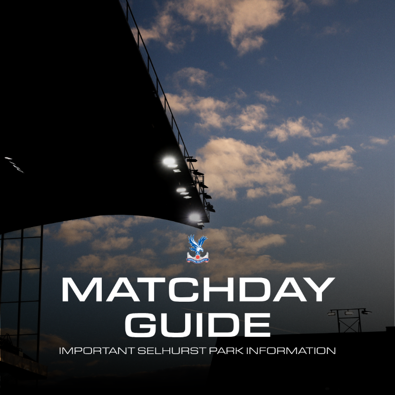 CPFC's tweet photo. Let's ensure tonight is a historic night, full of passion and a positive atmosphere. 

Supporters are reminded that antisocial behaviour of any kind – which includes inappropriate or offensive chanting – is strictly prohibited at Selhurst Park.

Come on you Palace ❤️💙