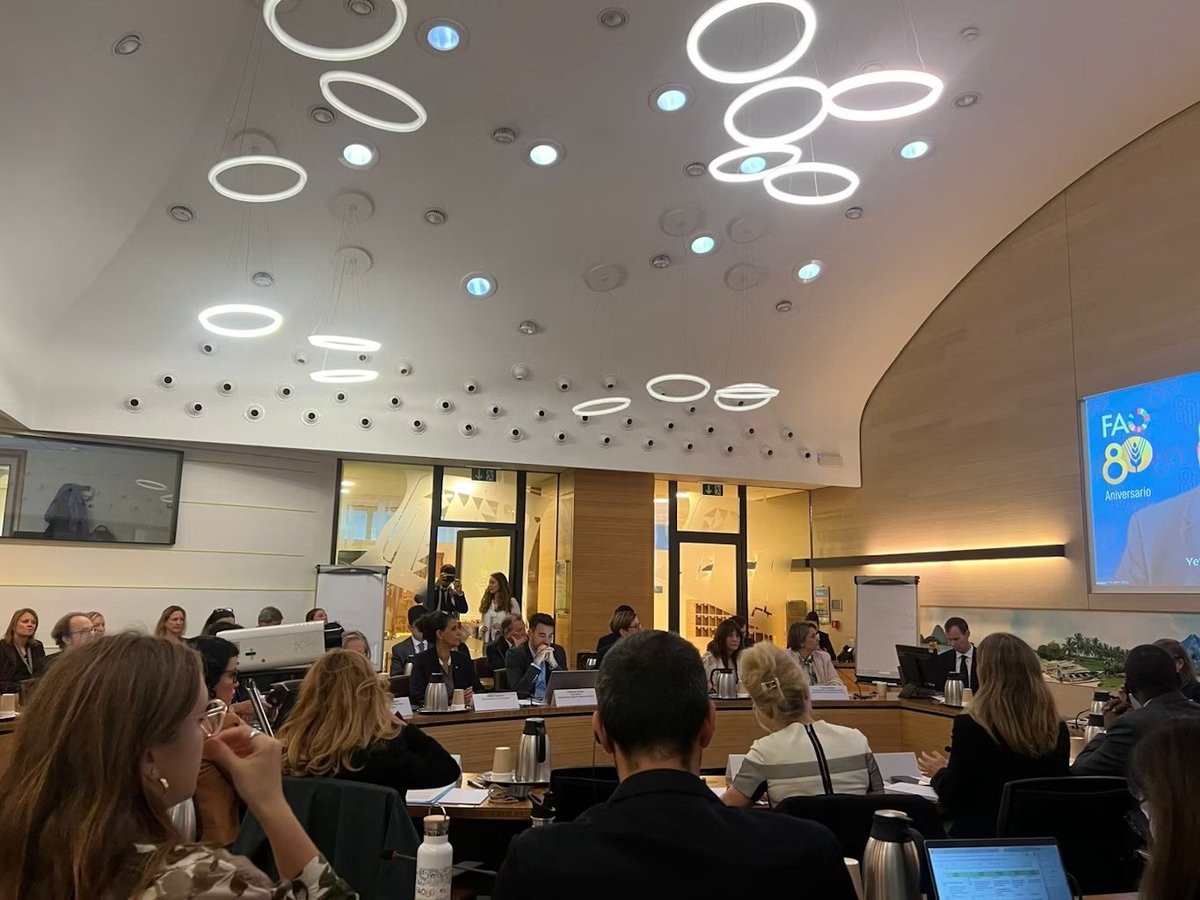 SchoolMeals_'s tweet image. #Sweden 🇸🇪: Karin Höglund, Permanent Representative designated to FAO, highlighted that investing in #SchoolMeals pays off with tangible returns for health, education and local economies.

🎙️ “School meals are not just about feeding children. They are a proven, powerful and