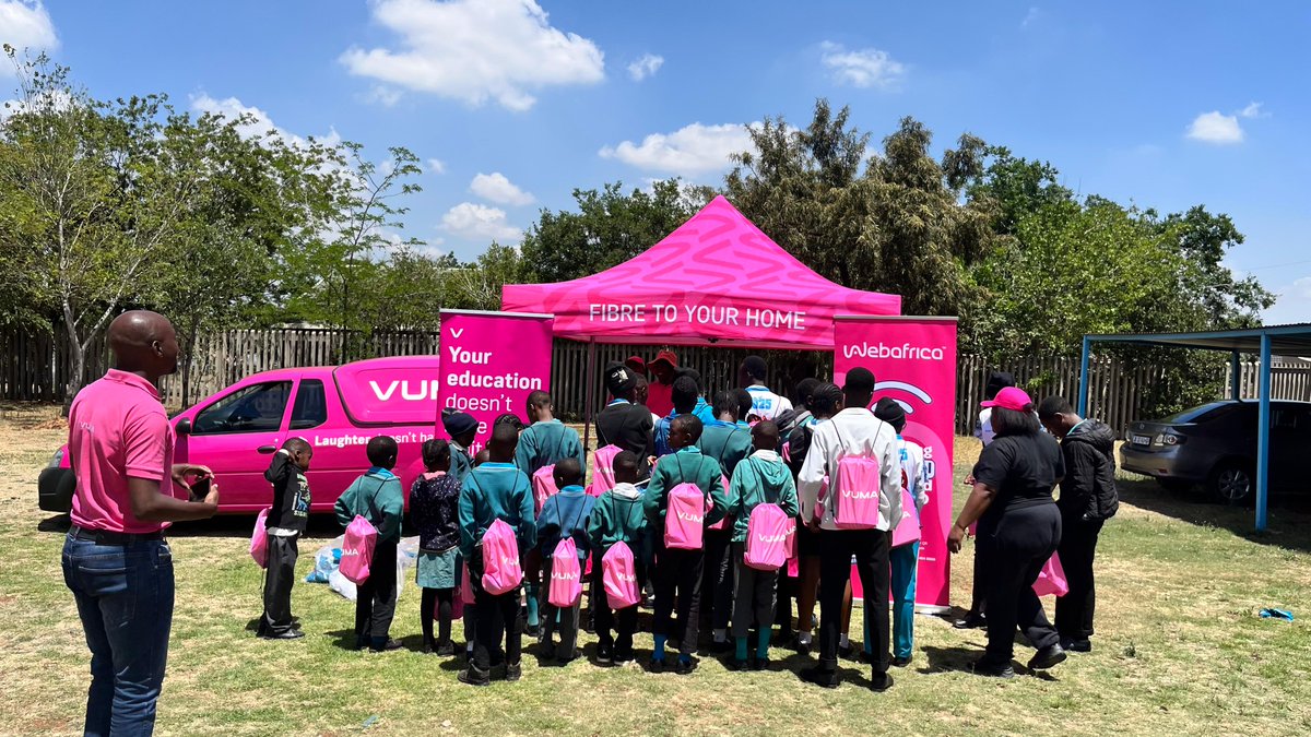 100 learners. 100 pairs of shoes. 100 pairs of socks. 💙👟

Together with <a href="/webafrica/">Webafrica</a>, we provided 100 learners with a complete package of new school shoes and essential socks to learners at Abinala Primary School.
 👣✨

#SchoolShoeDrive