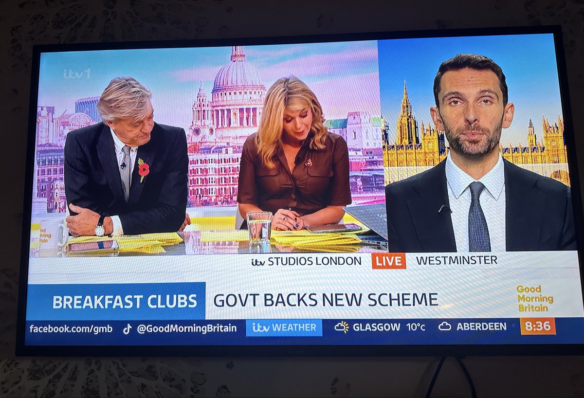 One day, @itv @gmb will do its homework! Great news that England is catching up on Breakfast Clubs.  But where was the acknowledgment that we’ve had them in <a href="/WelshLabour/">Welsh Labour</a> run #Cymru for two decades!