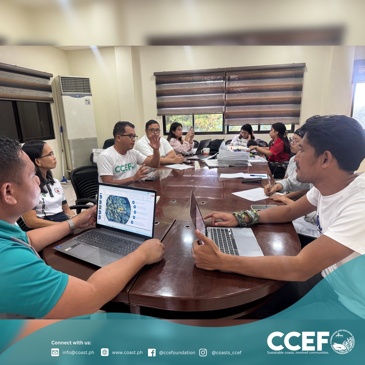 CCEF_PH's tweet image. October  14–15, 2025 | Brgy. Bugas, Badian, Cebu - CCEF and LGU Badian conducted a Site Validation Activity, identifying areas for Mangrove Nursery Establishment NMCLAP, a project funded by the Unico Conservation Foundation.

𝘙𝘦𝘢𝘥 𝘮𝘰𝘳𝘦: coast.ph/.../rooting-re…