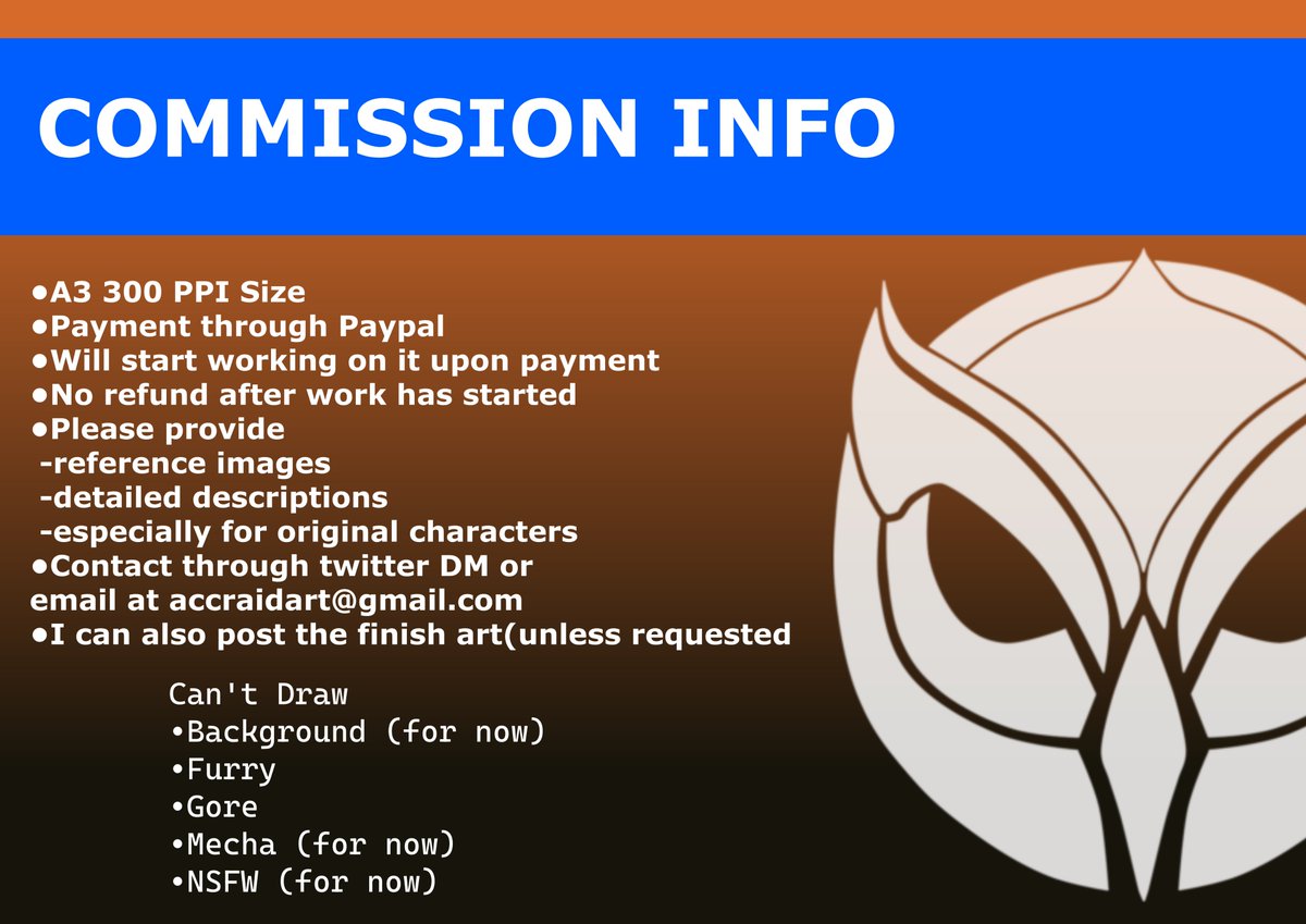 craidart's tweet photo. Opening Commissions
60% of the commissions will be donated to victims of the recent earthquake that hit Philippines southern regions.

but for those who wants to donate directly you can send your donation here.
https://t.co/eG6SHWWqqT

#commissionsopen https://t.co/ZWSsk0HZNO