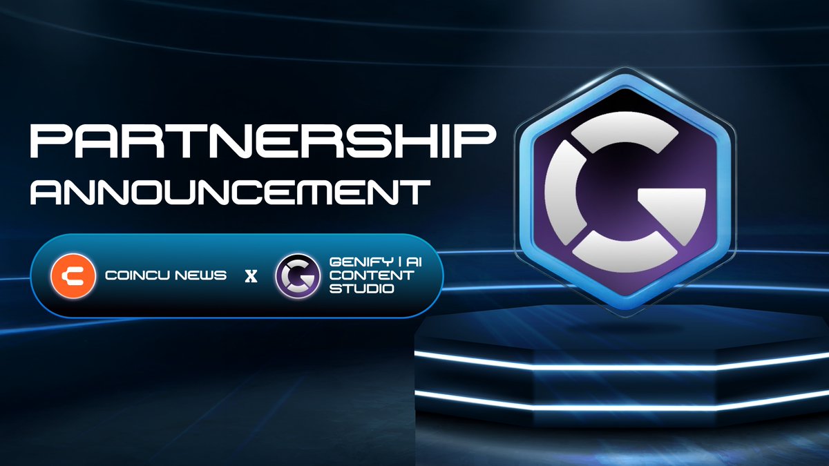 🆘𝐂𝐎𝐈𝐍𝐂𝐔 × 𝐆𝐄𝐍𝐈𝐅𝐘: 𝐒𝐇𝐀𝐏𝐈𝐍𝐆 𝐓𝐇𝐄 𝐅𝐔𝐓𝐔𝐑𝐄 𝐎𝐅 𝐖𝐄𝐁𝟑 𝐂𝐑𝐄𝐀𝐓𝐈𝐎𝐍🆘

We’re excited to announce that Coincu has entered into partnership with Genify <a href="/Genify_AI/">Genify | AI Content Studio</a>.

🤝This collaboration is about redefining how crypto stories are told faster, smarter and