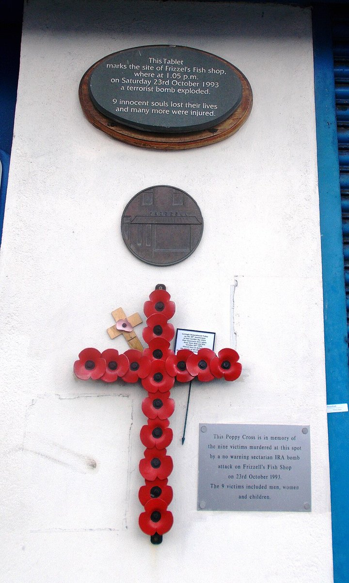 In Loving Memory Of The 9 Innocent Protestants Murdered On This Day,  23rd October 1993 On The Shankill Road By The Sectarian Killers In The PIRA.  

Lest We Forget ✝️🌺🌺🌺🌺🌺🌺🌺🌺🌺