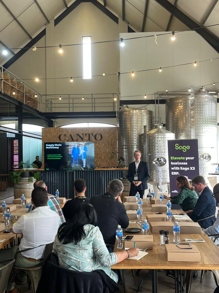 WaldeckCAnn's tweet image. Coffee’s flowing & discussions are buzzing!
@SageGroupZA X3 is in full swing - insights, ideas & opportunities are already on the table.
Stay tuned for more updates!
#SageX3  #Innovation #WorkflowOptimization #FinanceTech #DigitalTransformation #Sage #Chiief #ChiiefEvents