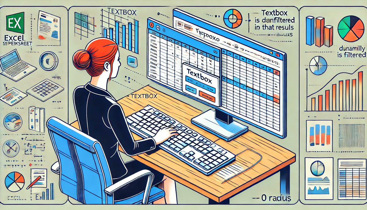 ExcelDepo's tweet image. excelindir.com/textbox-ile-sa…
TextBox ile Sayfada Filtreleme, bir metin kutusuna yazılan Excel sayfasındaki verilerin otomatik olarak filtrelenmesini sağlamaktadır
excelindir.com/textbox-ile-sa…