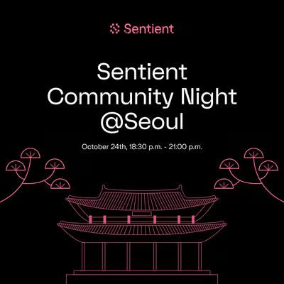 한국까지 진출하는 센티언트(<a href="/SentientAGI/">Sentient</a> ) 밋업 화리 10장

토큰 출시 임박으로 한국 내 인지도로는 현시점 탑1등이 아닐까 싶은 센티언트 밋업이 코앞으로 다가왔습니다.

밋업 화이트리스트 10장을 준비했습니다. 관심 있는 분들은 함께 밋업도 참여할 수 있도록 이도진 메타버스 구독자님들을