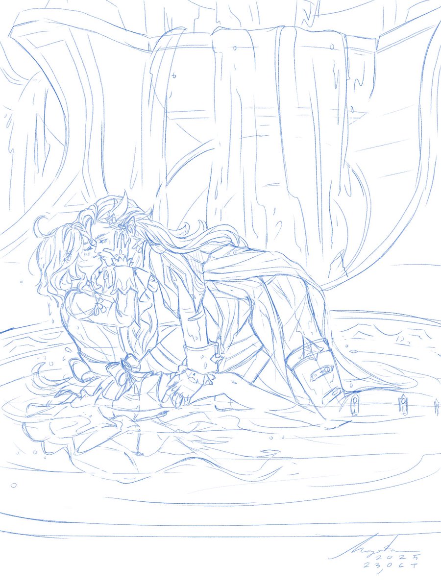 After Party 💙🍷

According to Clorinde, a drunk Furina spells chaos! Don’t you think, Neuvillette?
#neuvifuri #GenshinImpact