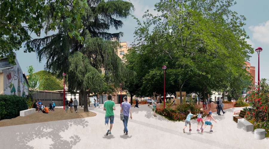 🏗️🔴 Presentat el projecte per remodelar la plaça Larramendi.

📍 Remodelació 2.000 m²
🛝 Parc infantil inclusiu
💡 Nou mobiliari i enllumenat LED
🌳 Manteniment de l’arbrat

💶 Inversió: 520.000 €
🗓️ Inici obres: març 2026 (durada: 5 mesos)

bit.ly/472BO92