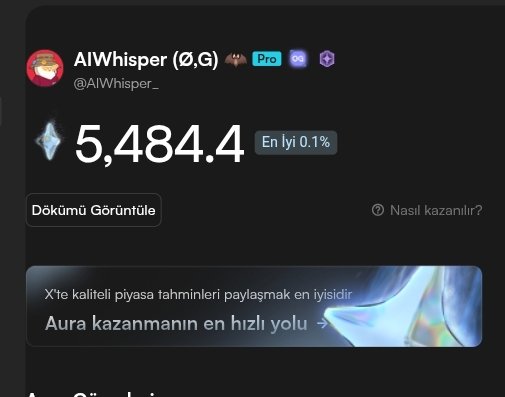 Edgen'e halen kayıt olmayan var mı ? 

31 Ekim Son, Badge verilecek. 

Bir dakika sürüyor 

X hesabınızla ve maille kaydolun, bu kadar.

Ek XP için de günlük görevleri yapabilirsiniz, check-in filan 

<a href="/EdgenTech/">Edgen</a> kayıt 👇
edgen.tech/aura/AIWhisper_