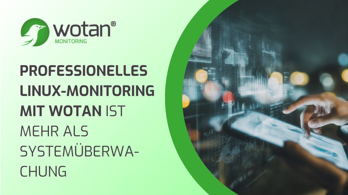 WotanMonitoring's tweet image. Professionelles Linux-Monitoring mit WOTAN ist mehr als Systemüberwachung:
Es ist der Schlüssel zu IT-Qualität, Sicherheit und digitaler Resilienz – auditfähig, skalierbar und entwickelt in Österreich 🇦🇹
➡️ wotan-monitoring.com/de/linux-monit…
#LinuxServer #ITManagement #MadeInAustria…