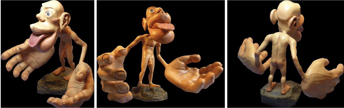 babugi28's tweet image. checkout these images of the cortical homunculus which show you what the human body would look like if body parts were scaled to a size proportional to the amount of neural compute allocated to them