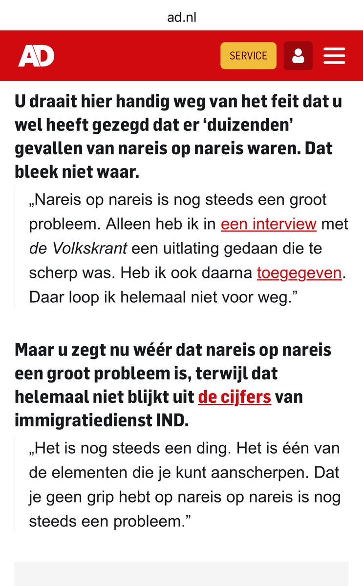 Je hebt eigenwijs, je hebt hardleers en je hebt #Yesilgoz.

In het AD komt de #VVD-er opnieuw op de proppen met een verzinsel over   #nareis-op-nareis. Ze heeft schijnbaar geen enkele moeite met #leugen-op-leugen.
