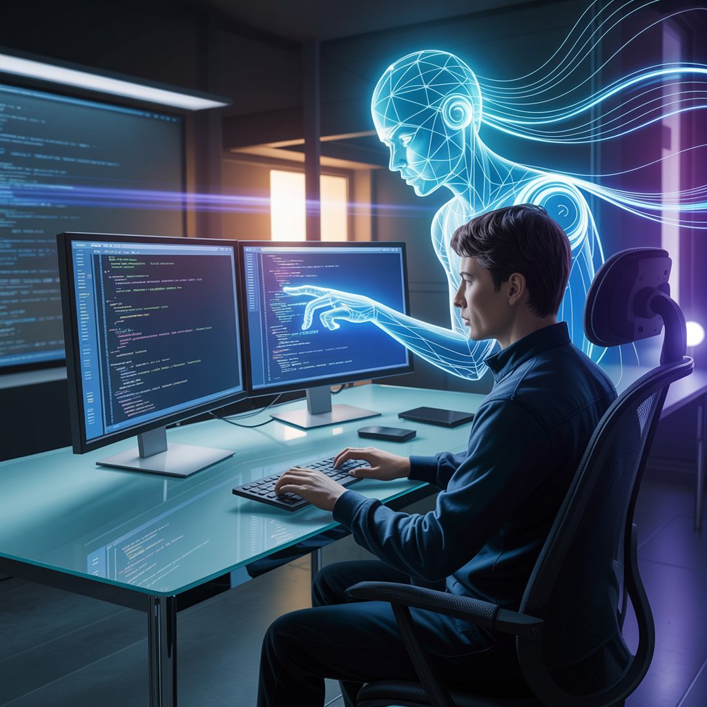 herrykevadiya's tweet image. AI-assisted coding isn’t cheating it’s accelerating creativity.
The best developers aren’t those writing every line from scratch they’re the ones using AI tools to build faster and smarter.
AI isn’t replacing developers it’s amplifying them.
#WebDevelopment #AICoding #AITools