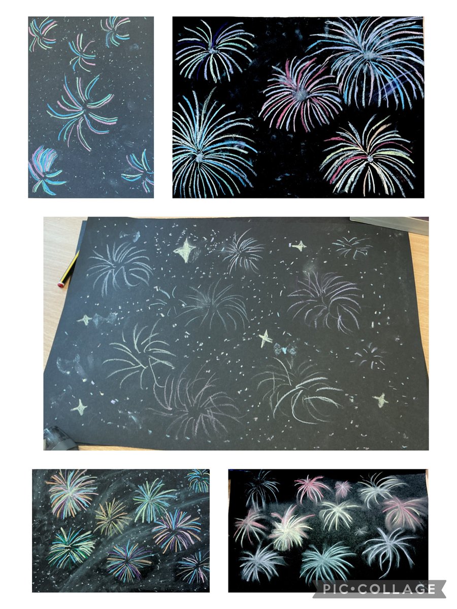 Yesterday for PSHE, we learned about staying safe on bonfire night and then created some beautiful art work 🎆 #kingslandPSHE